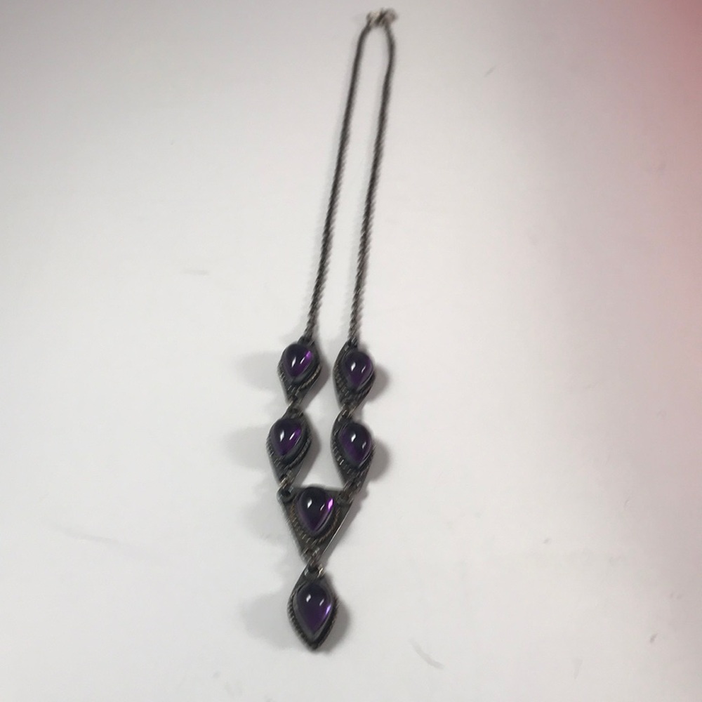 Vintage amethyst necklace